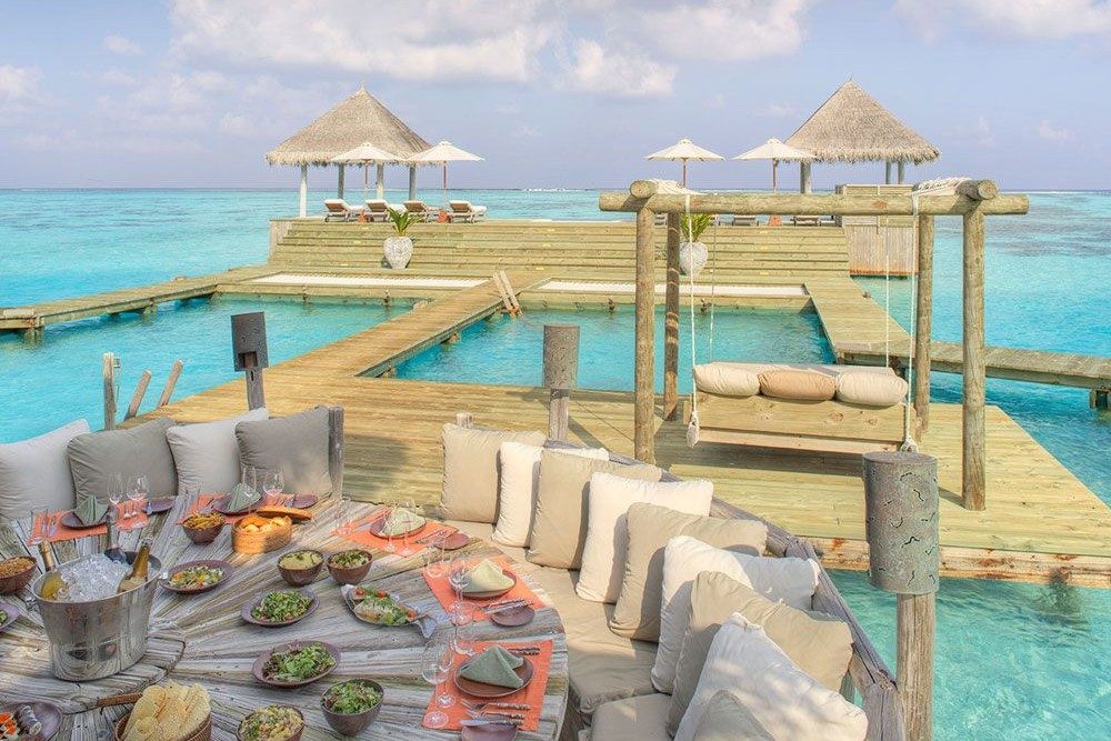 The Private Reserve overwater villa at Gili Lankanfushi, Maldives