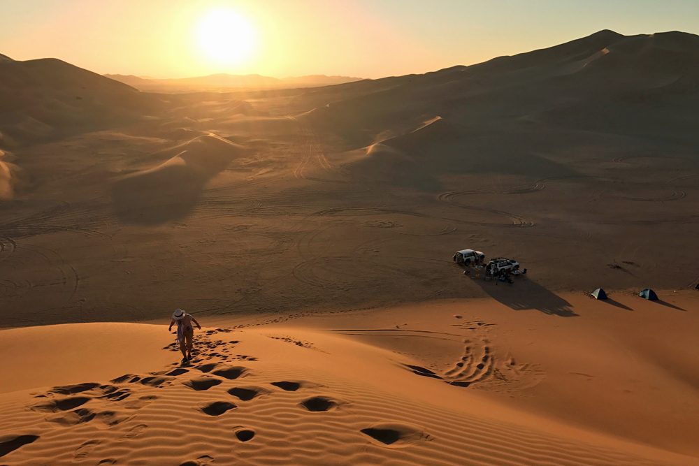 The Dunes of the Empty Quarter in Oman, the largest continuous sand desert in the world.