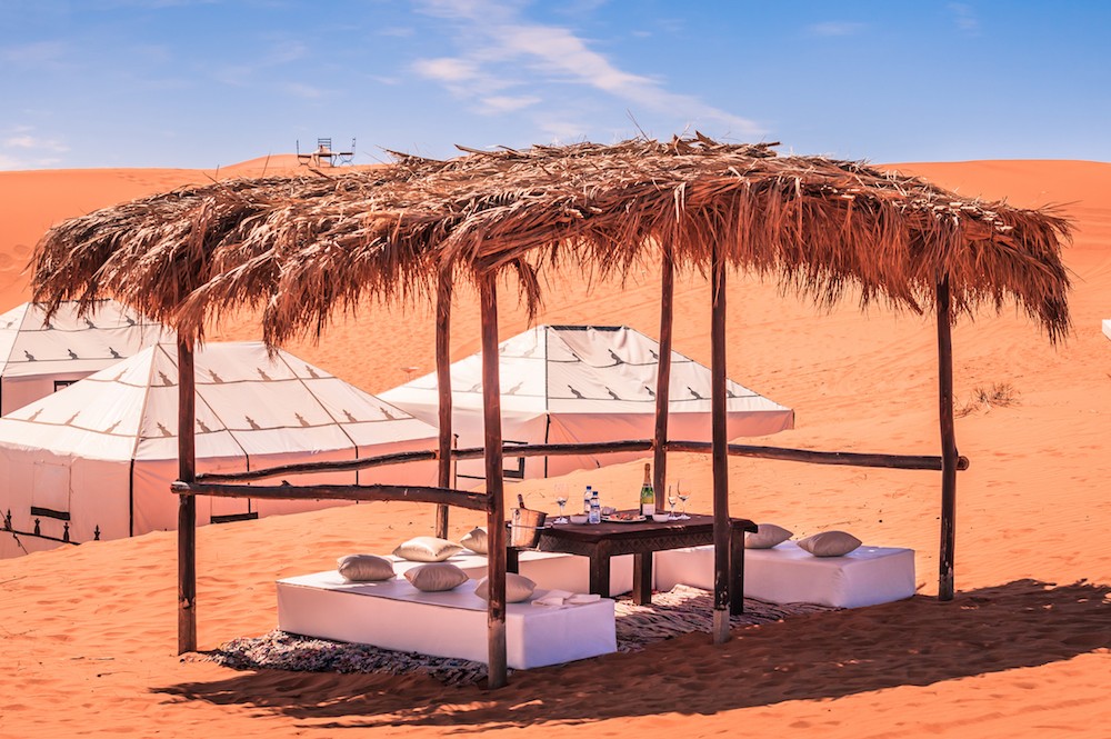 Luxury Camp in Chebbi, Morocco.