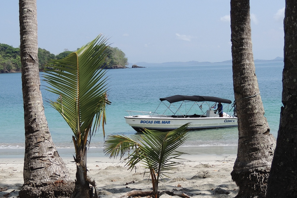 The view of Gulf of Chiriqui, on Panama's Pacific coast.