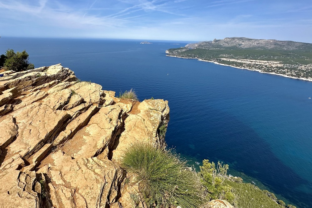 View from Cap Canaille in Calanques National Park, in Southern France.