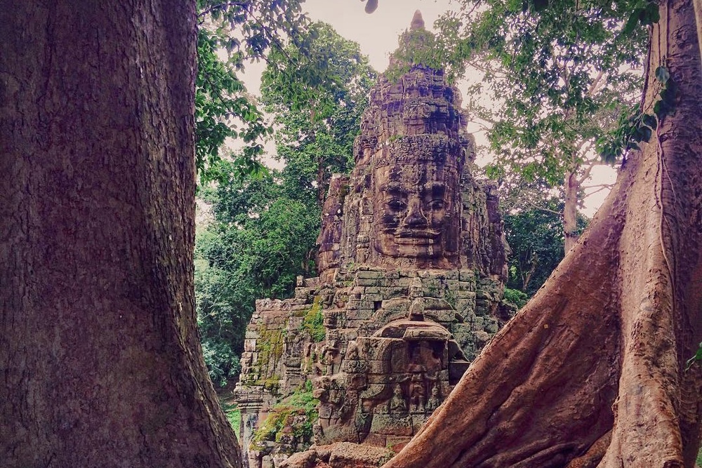 Angkor Thom temple, Siem Reap, Cambodia.