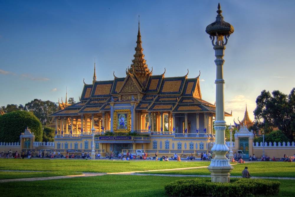 The Royal Palace of Cambodia in Phnom Penh.