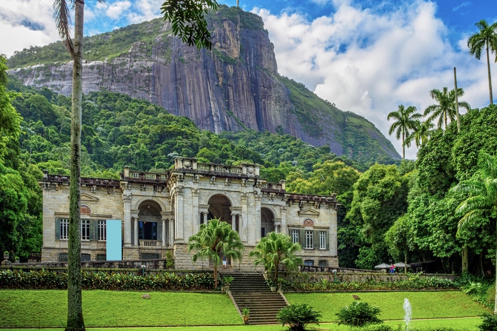 Parque Lage on the foot of the Corcovado Rio de Janeiro, Brazil.