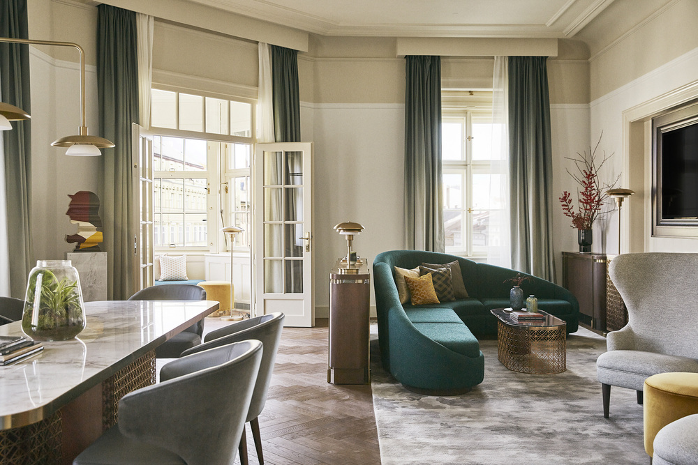 The Wintergarden Suite at the Andaz in Prague, Czech Republic.