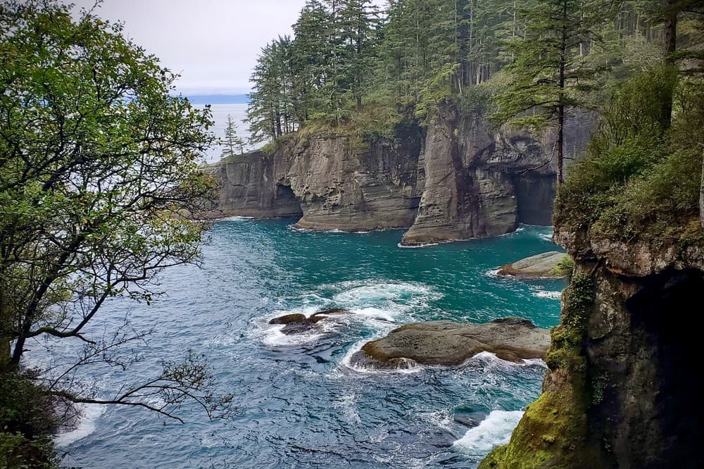 View from Cape Flattery, Neah Bay, WA.