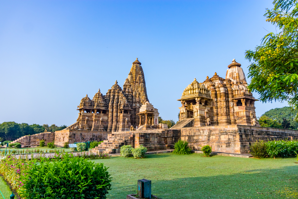 The Khajuraho Group of Monuments, a UNESCO World Heritage Site in Chhatarpur district, Madhya Pradesh, India.