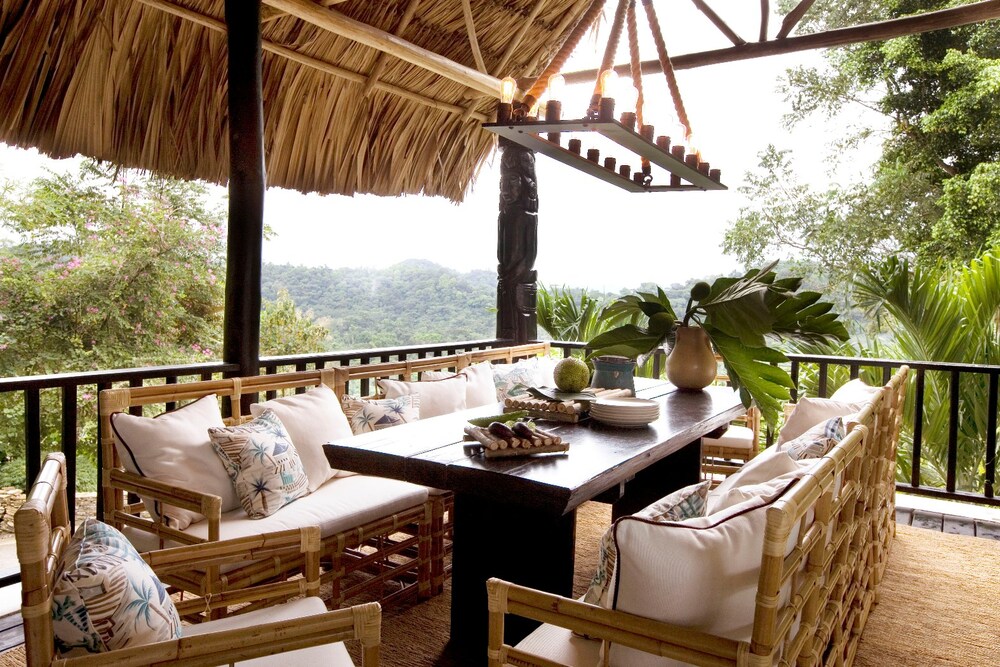 View from the balcony on the Punta Gorda Lodge, Belize.