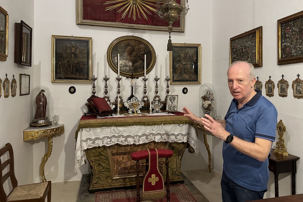 Chapel in Palazzo del Prelato, in Mdina, Malta.