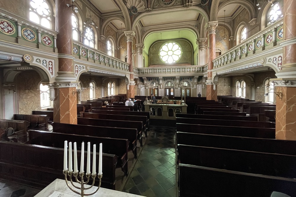 Targu Mures Jewish synagogue in Romania.