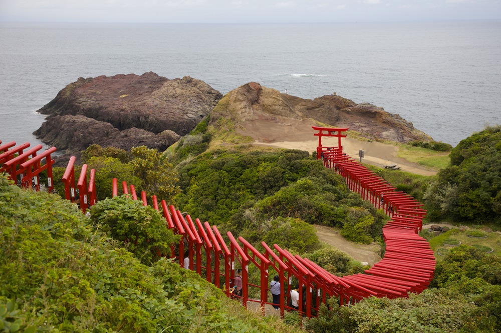 Motonosumi Inari Shrine in Nagato, Japan.