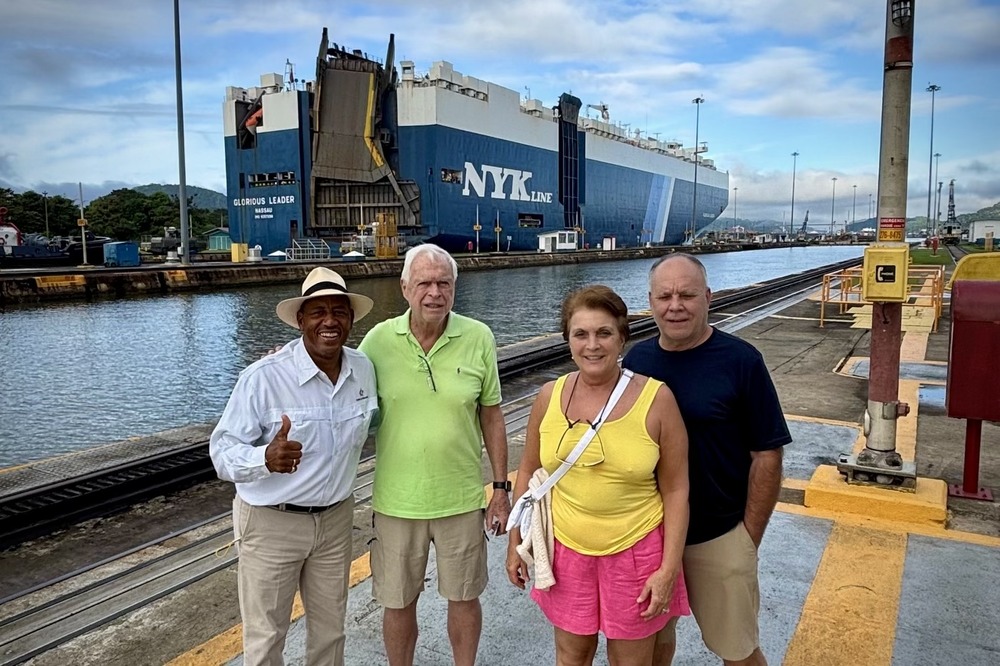 Tammy Frost at Panama Canal.