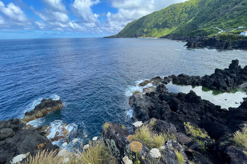 Sao Jorge Island in Azores, Portugal.